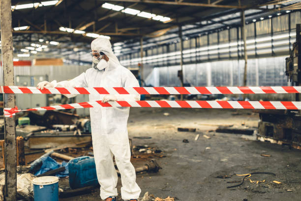 Professional Infectious Disease Decontamination technician working in Drytown, CA